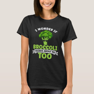 Camiseta Brócoli  Verdura Vegetariano Brócoli Vegano Comida