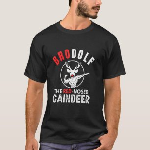 Camiseta Brodolf el Gyme de los Navidades de la Nariz Roja
