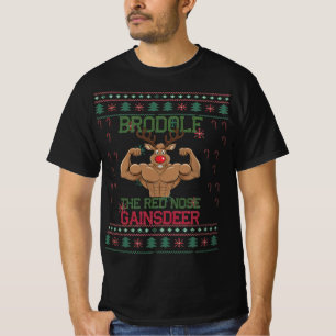 Camiseta Brodolf The Red Nose Gainsdeer Xmas Jumper