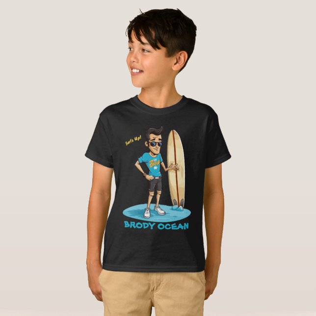 Camiseta Brody Ocean Wavecrest (Anverso completo)
