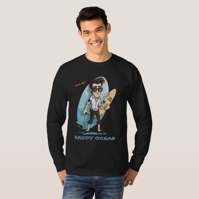 Camiseta Brody Ocean Wavecrest (Anverso completo)