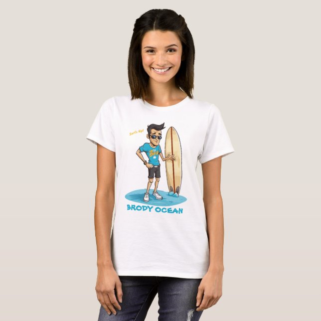 Camiseta Brody Ocean Wavecrest (Anverso completo)