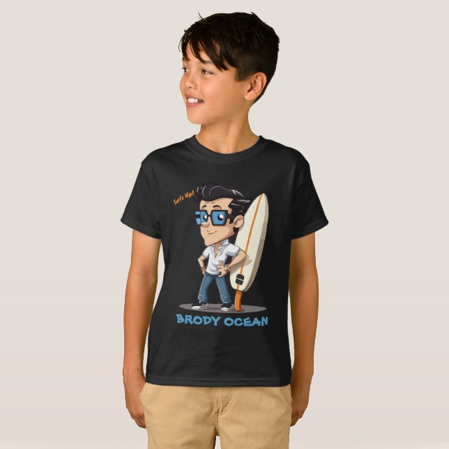 Camiseta Brody Ocean Wavecrest (Anverso completo)
