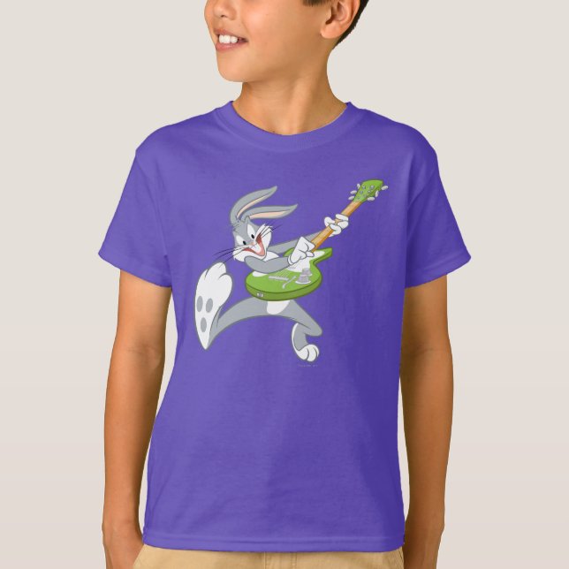 Camiseta BROGS BUNNY™ Rocking On Guitar (Anverso)