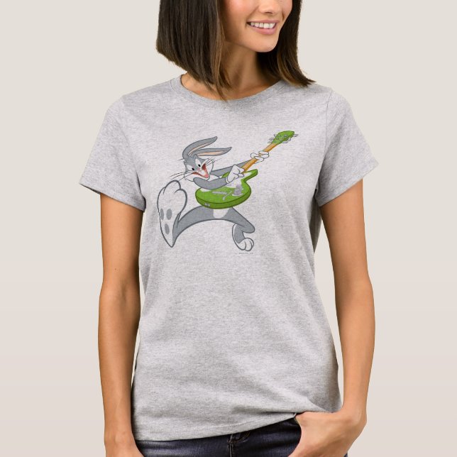 Camiseta BROGS BUNNY™ Rocking On Guitar (Anverso)