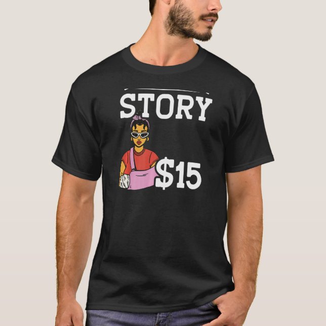 Camiseta Broken Arm Story 15 BACKPRINT Broken Bone (Anverso)
