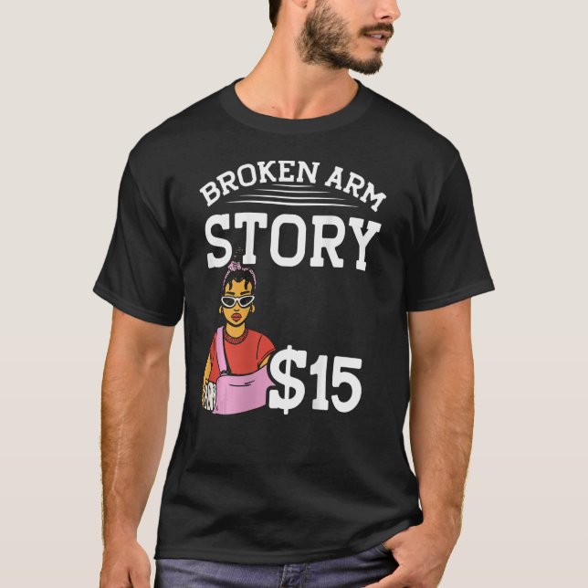 Camiseta Broken Arm Story 15 BACKPRINT Hueso roto (Anverso)