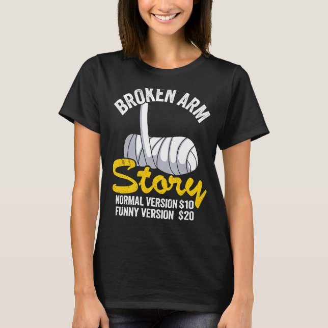 Camiseta Broken Arm Story Normal Versión 10 Versión 20 13 (Anverso)