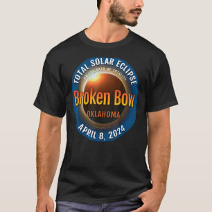 Camiseta Broken Bow Oklahoma OK Eclipse solar total 2024 3