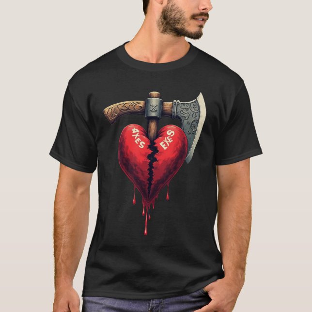 Camiseta Broken Heart Axes Exes - Love's End (Anverso)