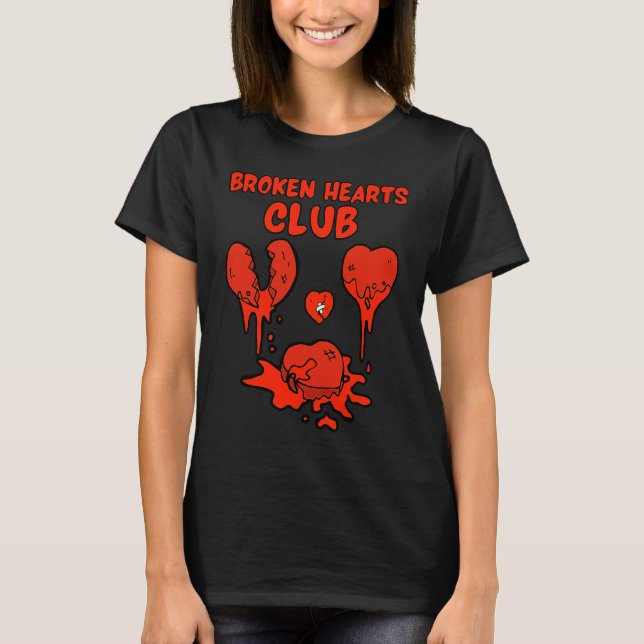 Camiseta Broken Hearts Anti Valentine's Week (Anverso)
