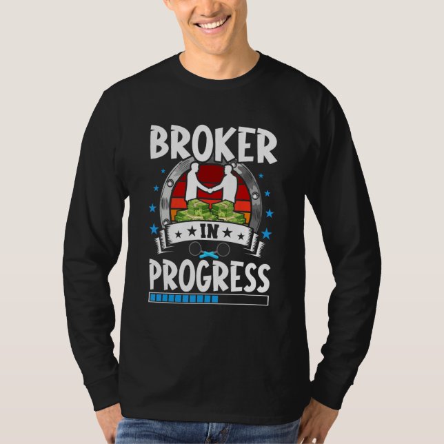 Camiseta Broker In Progress Trainee Student (Anverso)