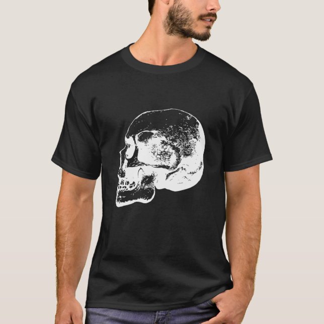 Camiseta Broker pirata de cráneo rockero varnitas muertas h (Anverso)
