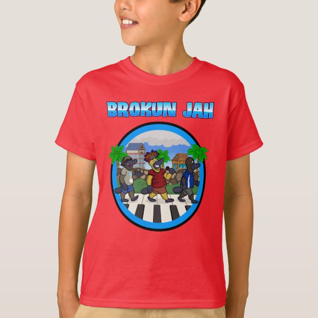Camiseta Brokun Jah: Piano Walk (Anverso)