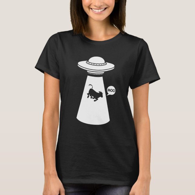 Camiseta Broma de alienígena espacial de la abducción de va (Anverso)