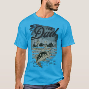 Camiseta Broma de "Divertidas Dads Reel Best Catch" con cam