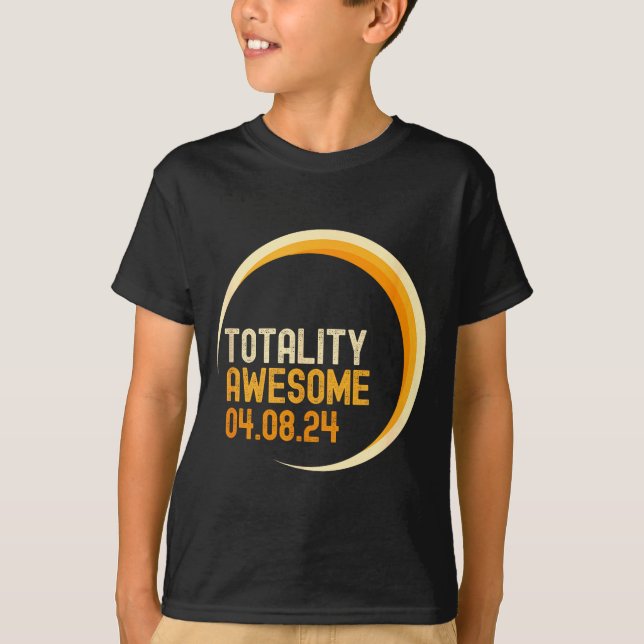 Camiseta Broma de la totalidad total del eclipse solar impr (Anverso)