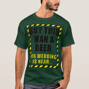 Camiseta Broma de soltero de novio en boda compra este homb