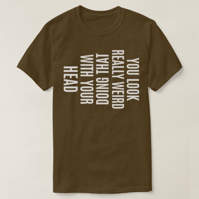 Camiseta Broma divertida de los hombres (Diseño del anverso)