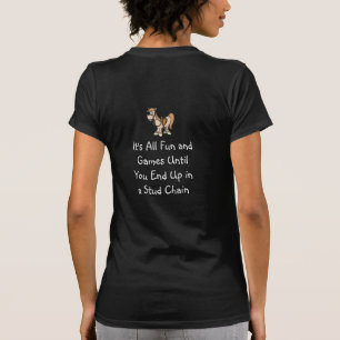 Camiseta Broma y rubia - Humor - Logo blanco