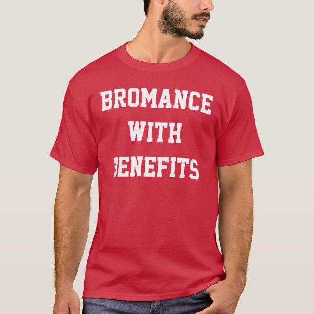 Camiseta Bromance con los beneficios Camisas Rojas (Anverso)