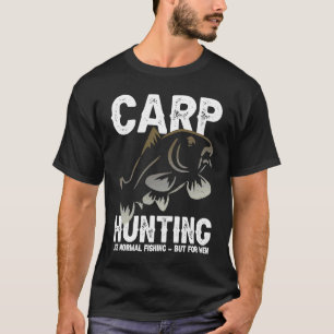 Camiseta Bromas de pesca de carpa común con Boilies de caza