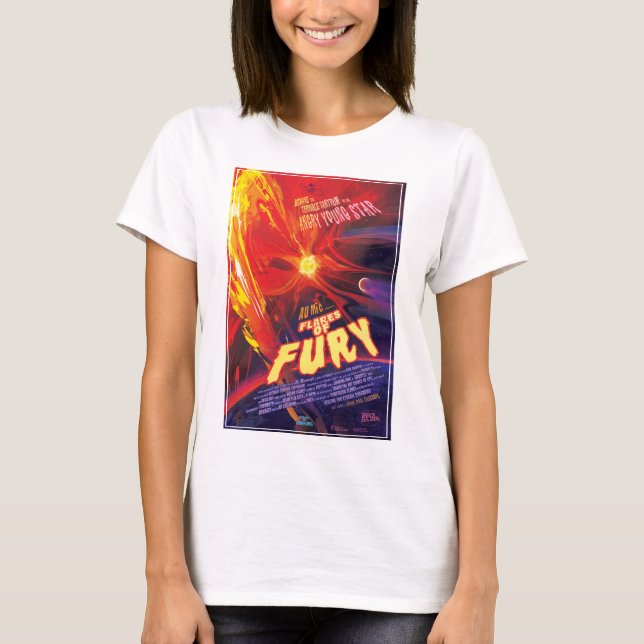 Camiseta Bromas De Poster De Furia, Au Microscopii. (Anverso)