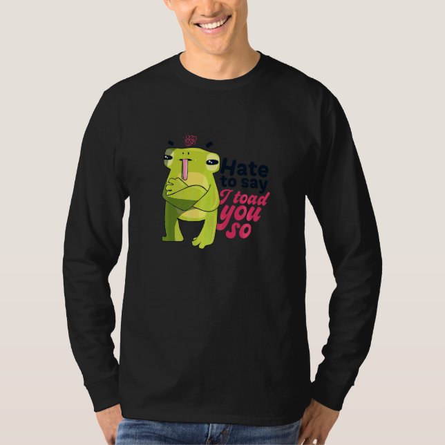 Camiseta Bromas de Rana Te Amo Tanto Anfibio Animal (Anverso)