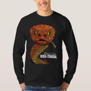 Camiseta Bromas de Serpientes de Cascabel para Fiestas Hiss