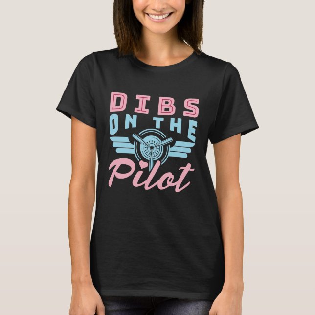 Camiseta Bromas sobre el piloto piloto piloto piloto piloto (Anverso)