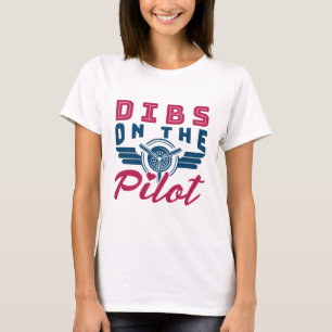 Camiseta Bromas sobre la esposa piloto de Airman
