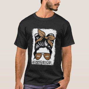 Camiseta Bromeante bollo con Chicas de fútbol americano leo