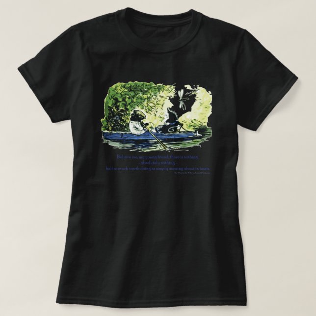 Camiseta Bromear en barcos (Diseño del anverso)