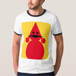 Camiseta Bromista clásico con bigote
