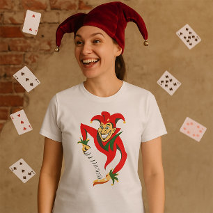 Camiseta Bromista de Jester que graba mal con Jack-en-la-ca