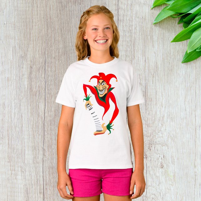 Camiseta Bromista de Jester que graba mal con Jack-en-la-ca (Subido por el creador)