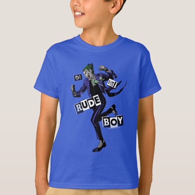 Camiseta Bromista "¡Oi! ¡Oi! ¡Niño grosero!" Gráfico de sem (Anverso)