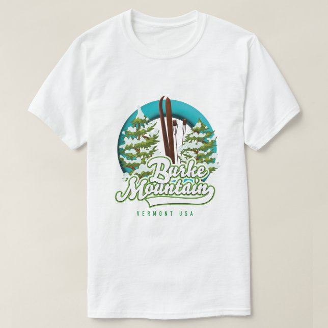 Camiseta Bromley Mountain Peru Vermont US Ski logo T-Shirt (Diseño del anverso)