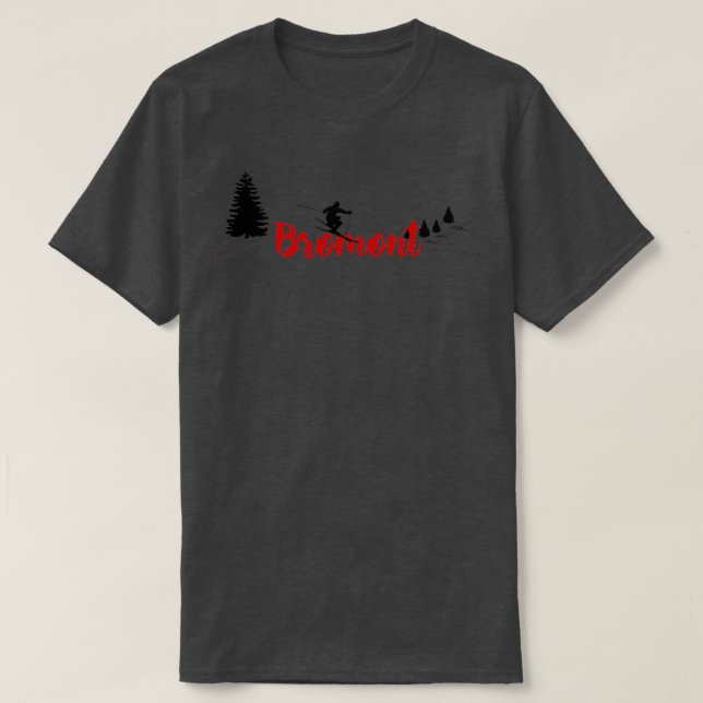 Camiseta Bromont Ski Long (Diseño del anverso)