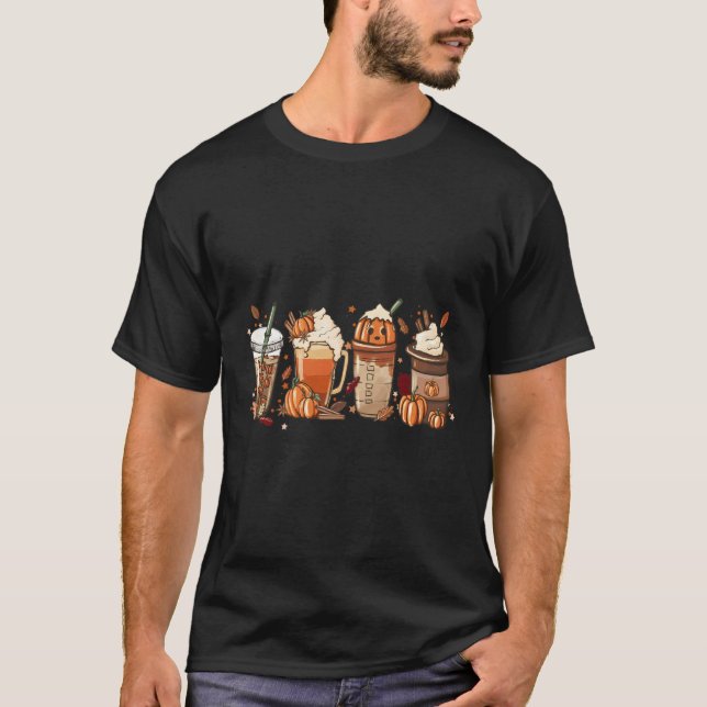 Camiseta Brompkin Spice Latte Fall Café Calabaza Spicethank (Anverso)