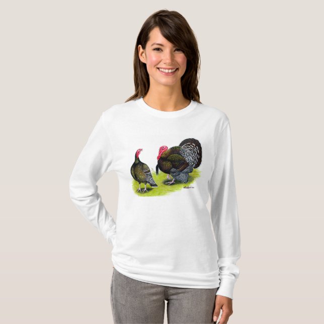 Camiseta Bronce con el pecho amplio de Turquía (Anverso completo)