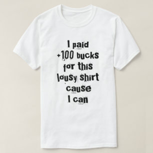 Camiseta bronce de ricos