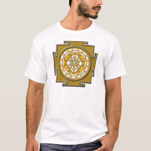 Camiseta Bronce de Sri Yantra