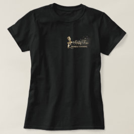 Camiseta Bronceado con spray de pintura Brown Dot