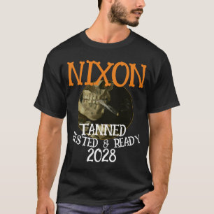 Camiseta BronceadoDescansado y Listo NIXON 2028 Presidente