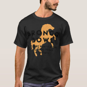 Camiseta Bronco Bowl Dallas TX Vintage Bowling Alley Uni