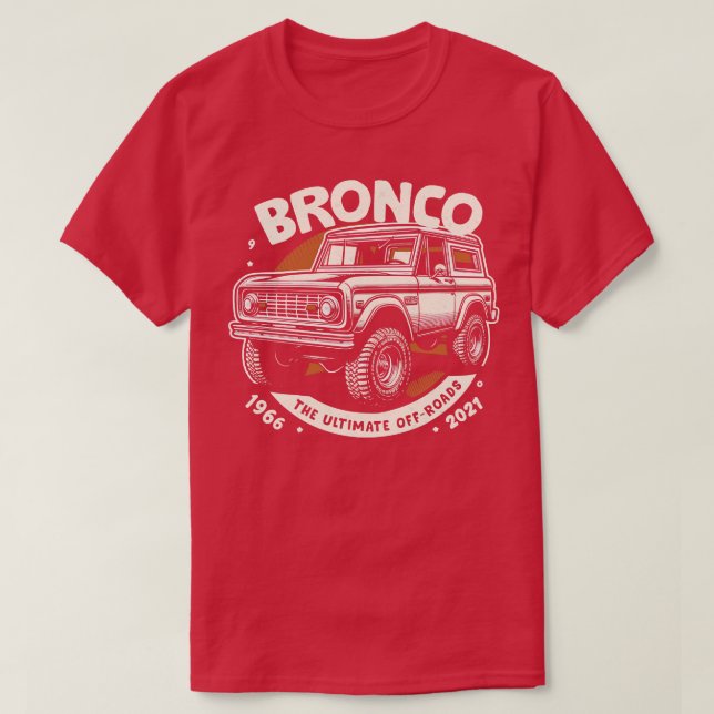 Camiseta Bronco Fan Art (Diseño del anverso)
