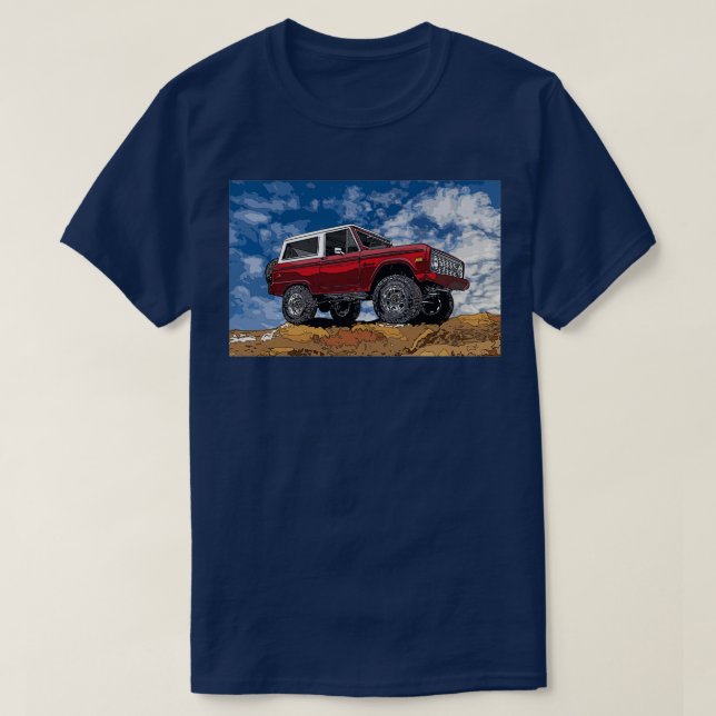 Camiseta Bronco rojo (Diseño del anverso)