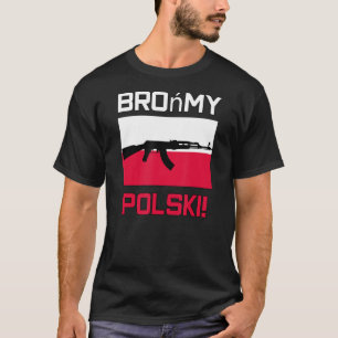 Camiseta ¡Bronmy Polski! - Defender Polonia - Bandera polac