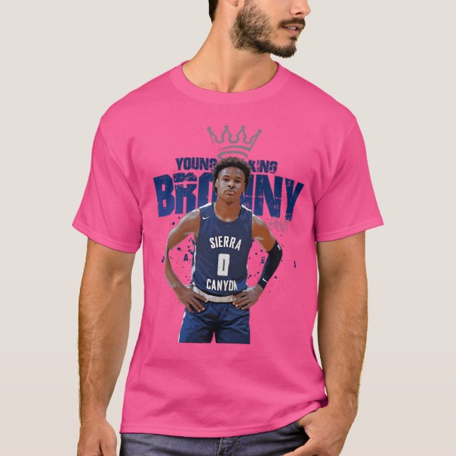 Camiseta Bronny James Basketball Player (Anverso)